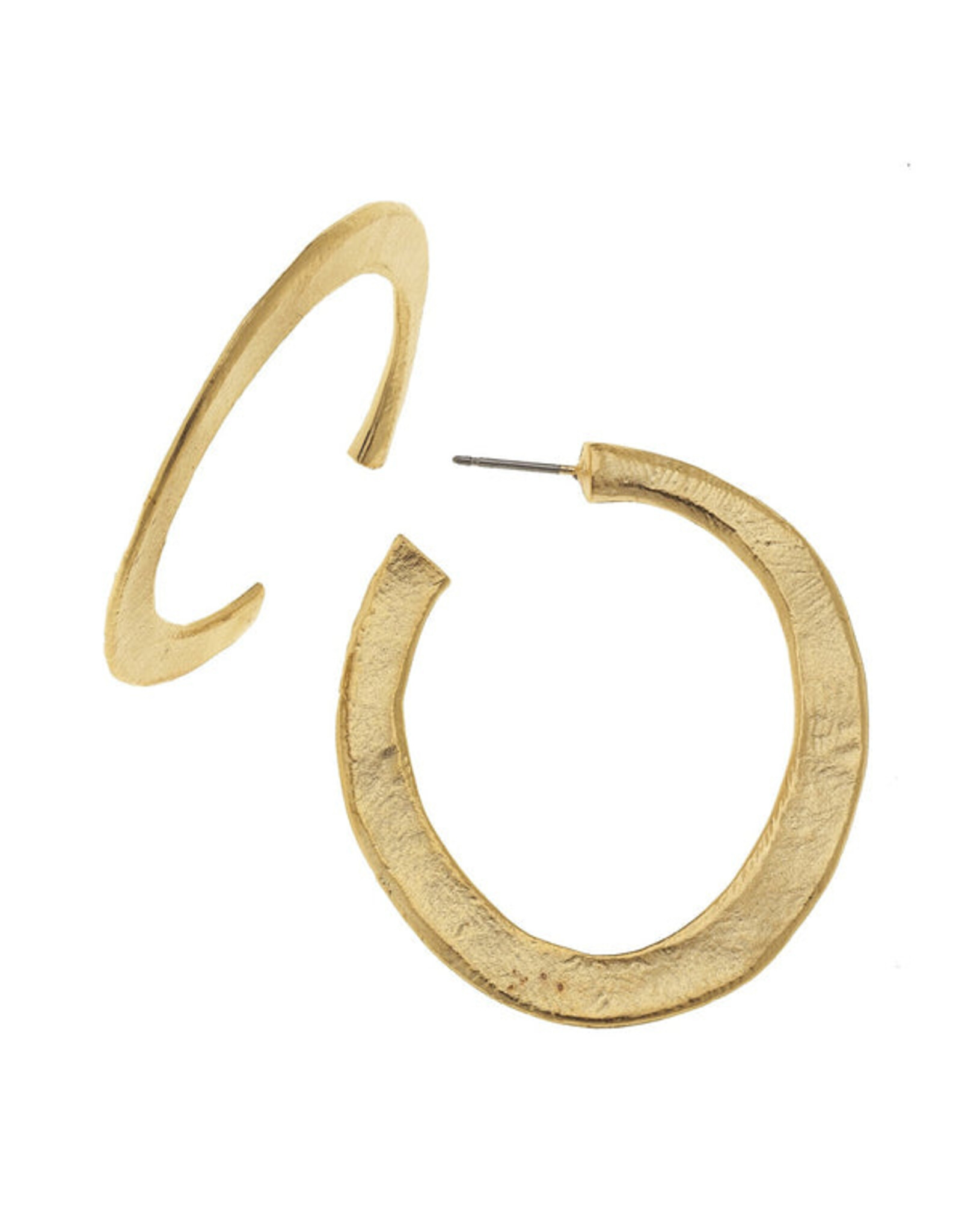 Susan Shaw Hammered Hoops