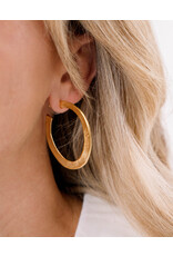 Susan Shaw Hammered Hoops