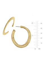 Susan Shaw Hammered Hoops