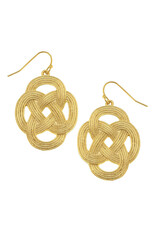 Susan Shaw Woven Loop Earrings