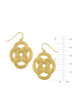 Susan Shaw Woven Loop Earrings