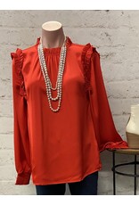 Miss Astor Red Blouse