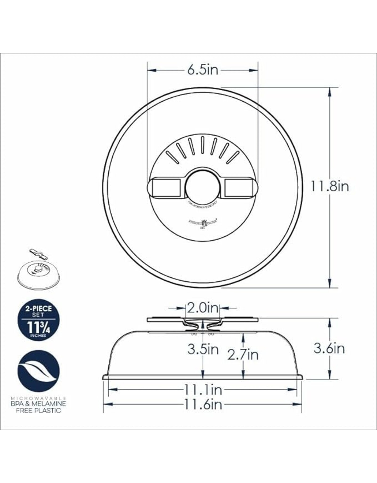 Nordic Ware Nordic Ware Up  & Away Easy Store Splatter Cover