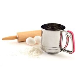 5 Cup Squeeze Stainless Steel Flour Sifter