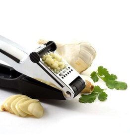 Garlic Press/Slicer with Cleaner