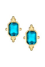 Susan Shaw Collins Studs Ruby Red
