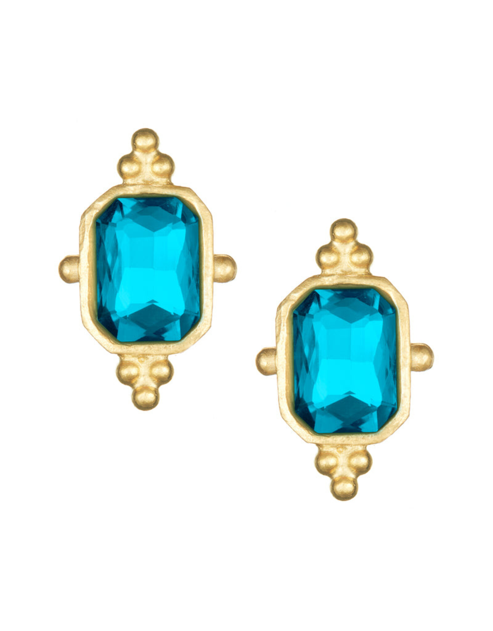 Susan Shaw Collins Studs Ruby Red