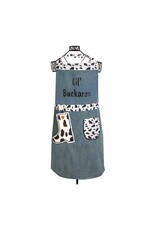 Lil' Buckaroo Black and White Kids Apron