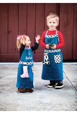 Lil' Buckaroo Black and White Kids Apron