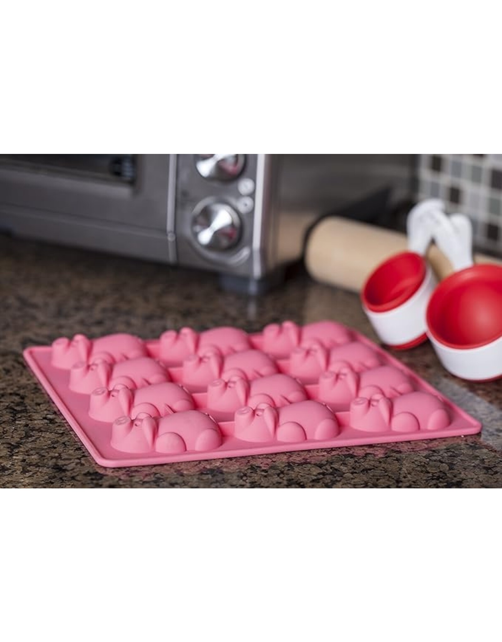 Pigs in a Blanket Pink Mold