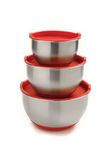 Stainless Steel Bowl Set of 3 With Lids