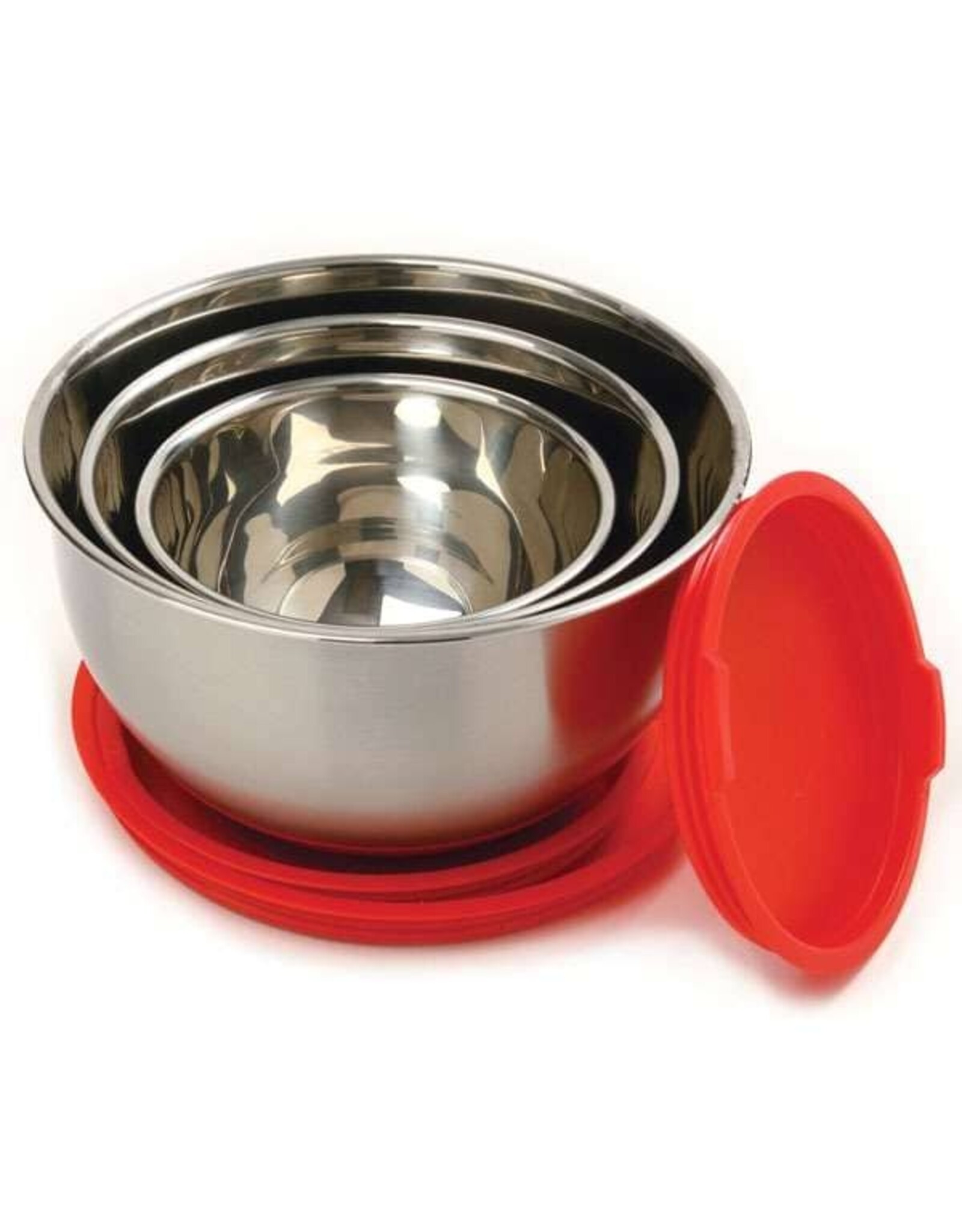 Stainless Steel Bowl Set of 3 With Lids