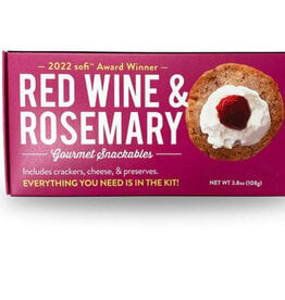Snackable Red Wine & Rosemary Crackerology Kit