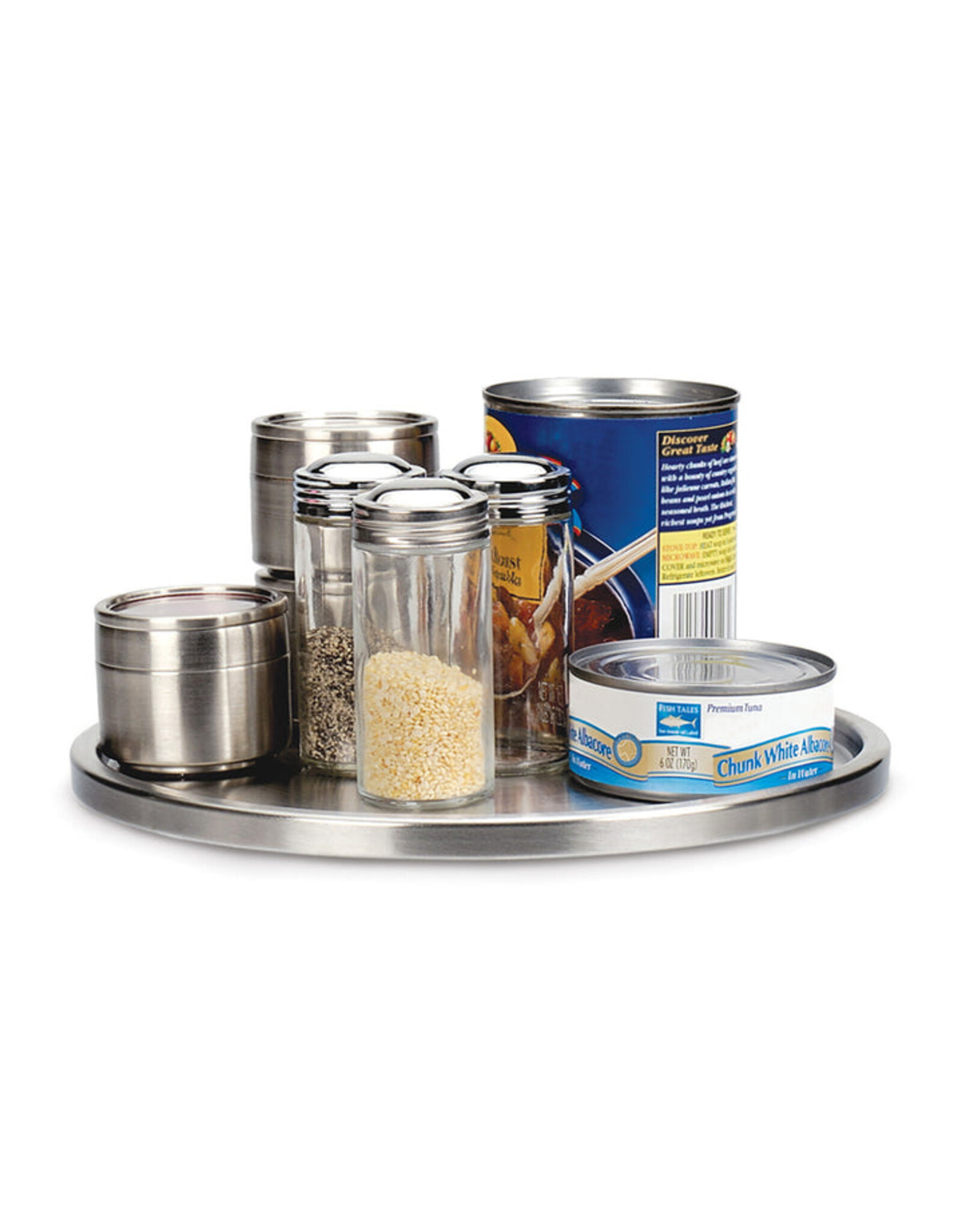 RSVP International Stainless Steel Turntable Lazy Susan Single