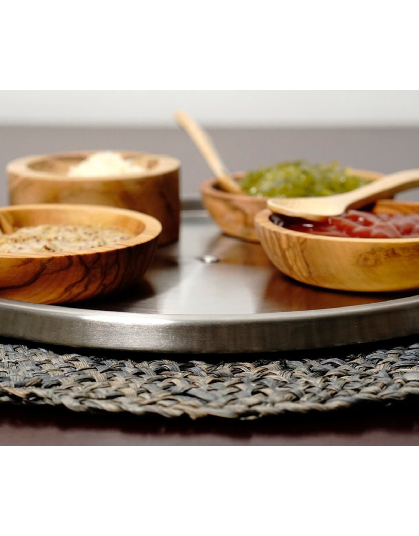 RSVP International Stainless Steel Turntable Lazy Susan Single