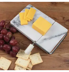 RSVP International White Marble Cheese Slicer