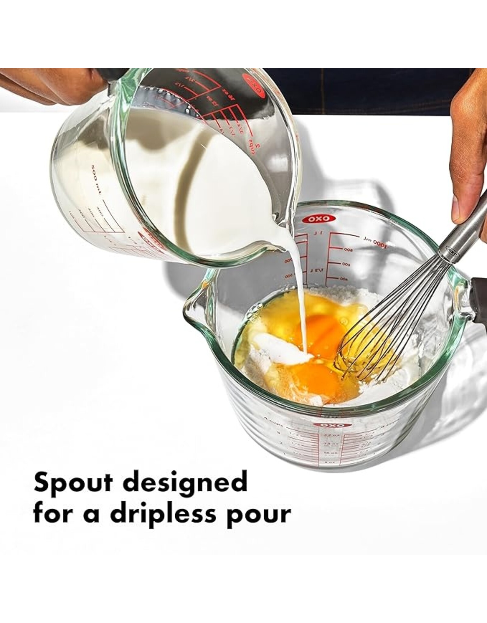 OXO OXO 2 Cup Glass Measuring Cup/with Lid