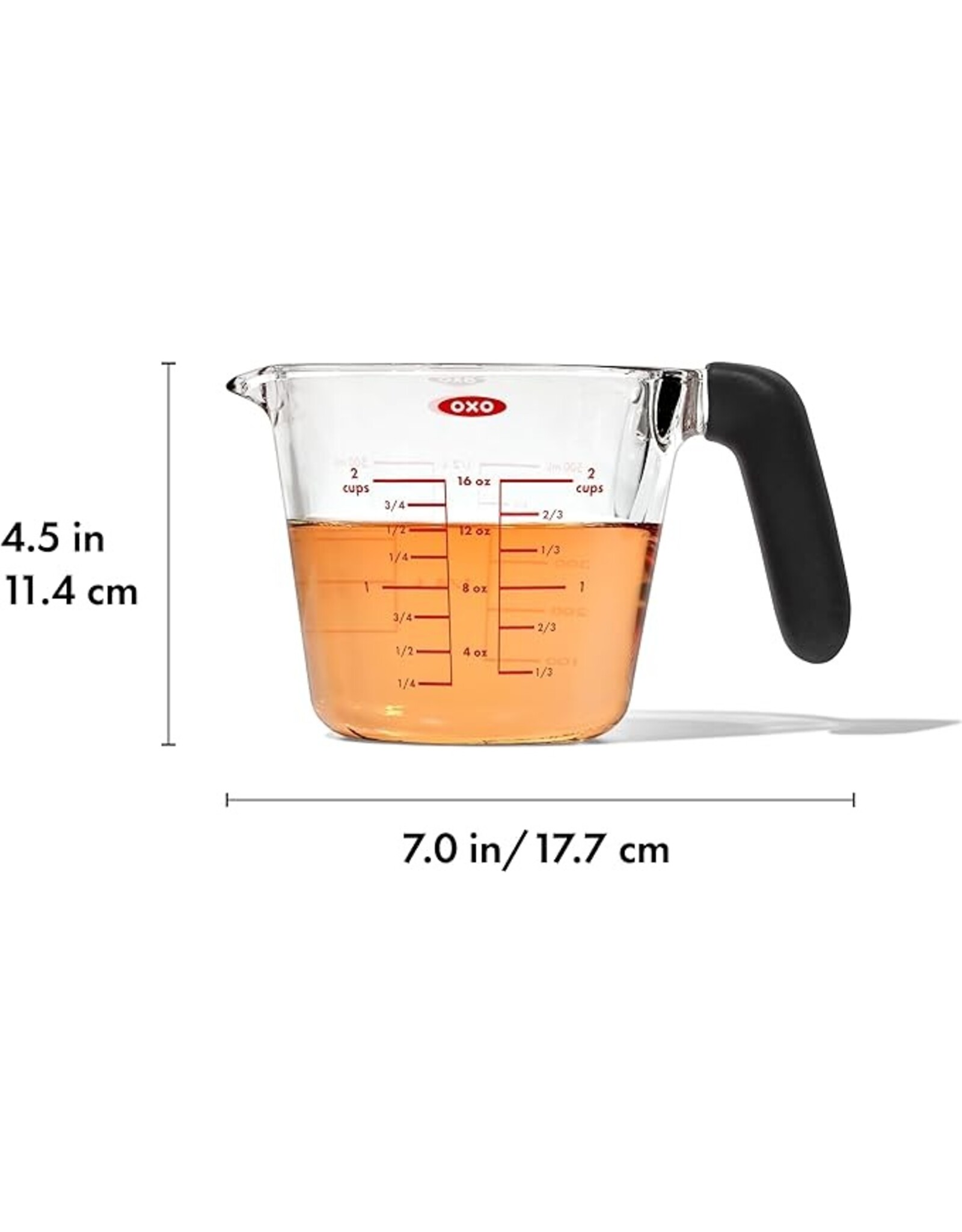 OXO OXO 2 Cup Glass Measuring Cup/with Lid