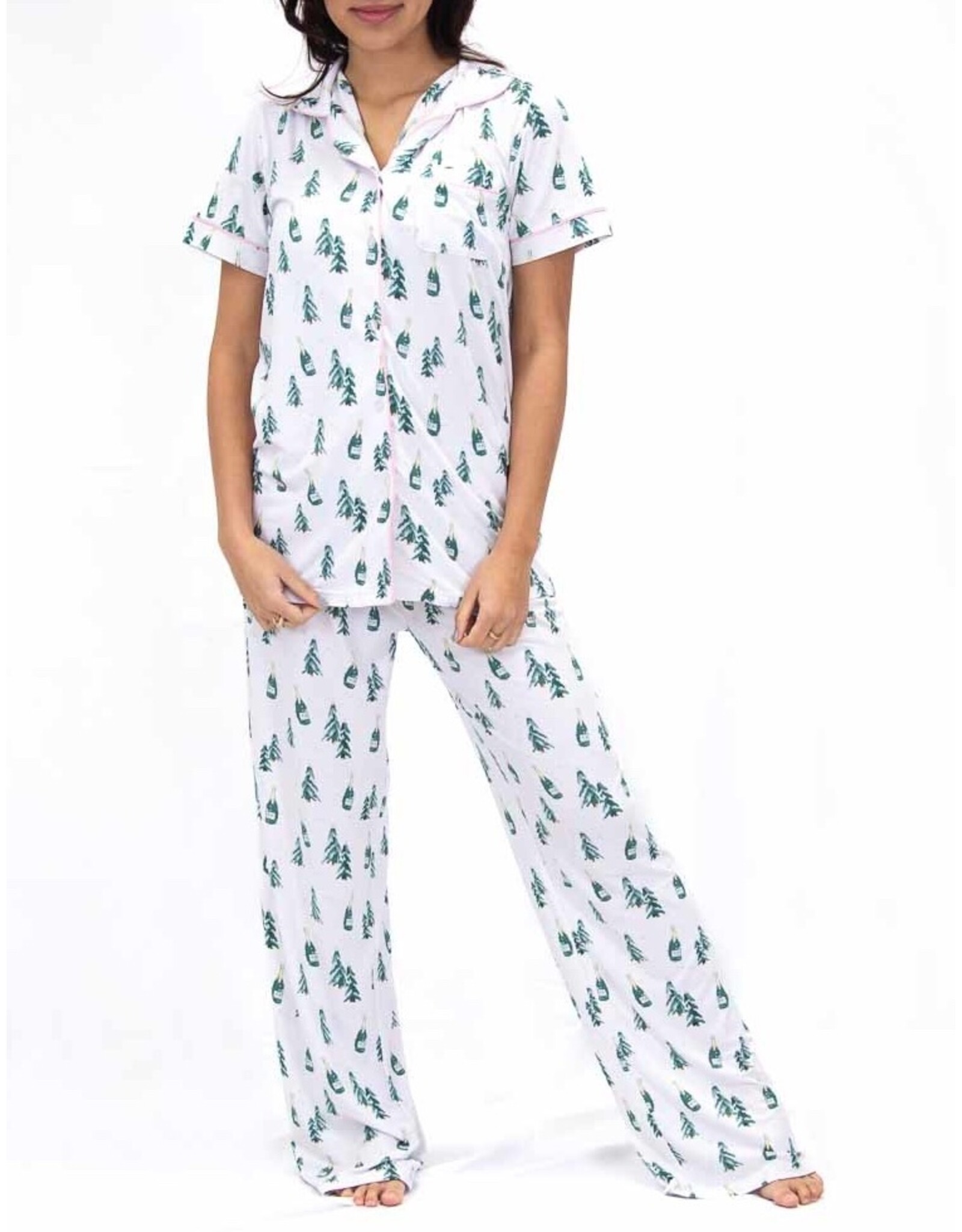 The Royal Standard Christmas Cheers Sleep Shirt and Pants Set