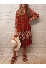 Oxnard Tiered Midi Dress