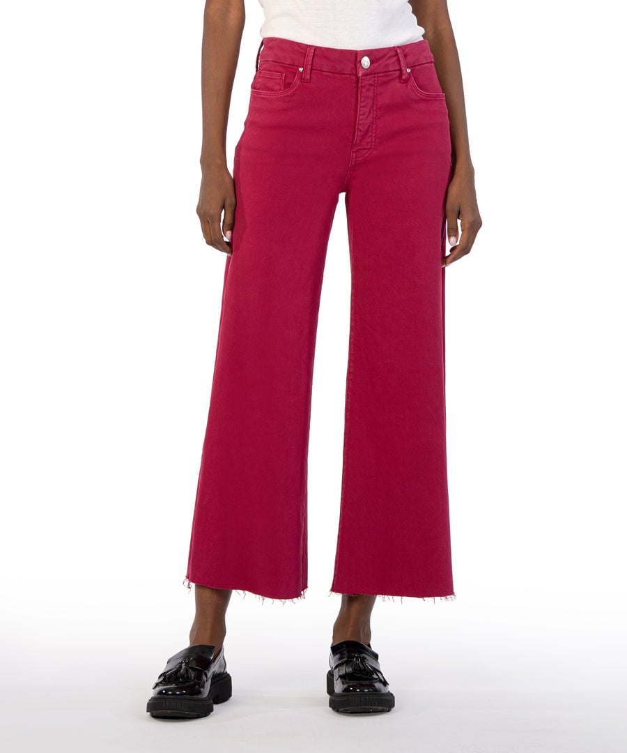 KUT Meg High Rise Wide Leg W/ Patch Pockets Loyalty Wash main image 1