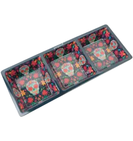 Prepara 3-Section Tray Day of the Dead