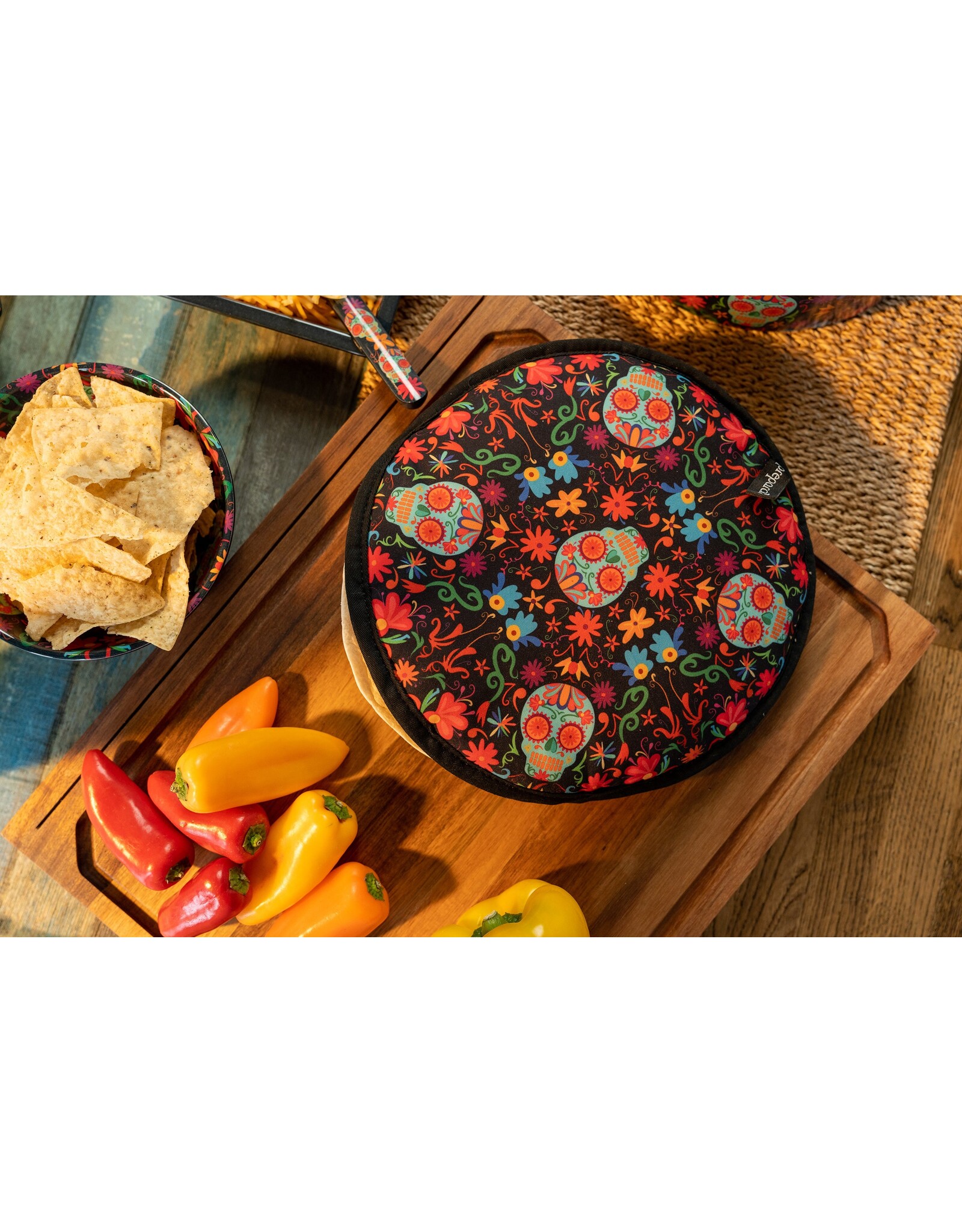 Prepara Tortilla Warmer Day of the Dead Edition