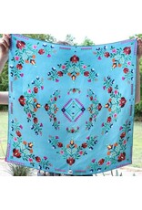 Fringe Scarves Fringe Fiesta Shorty Turquoise