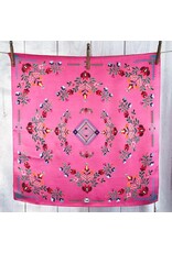 Fringe Scarves Fiesta Shorty Hot Pink Scarf