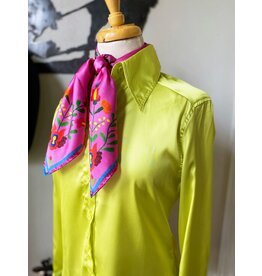 Fringe Scarves Fiesta Shorty Hot Pink Scarf