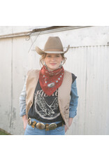 Fringe Howdy Bandana Red