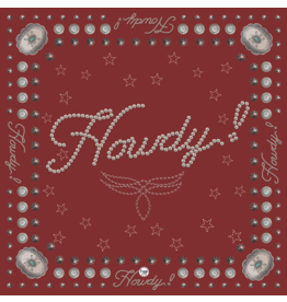 Fringe Scarves Fringe Howdy Bandana Red