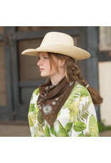 Fringe Howdy Bandana Brown