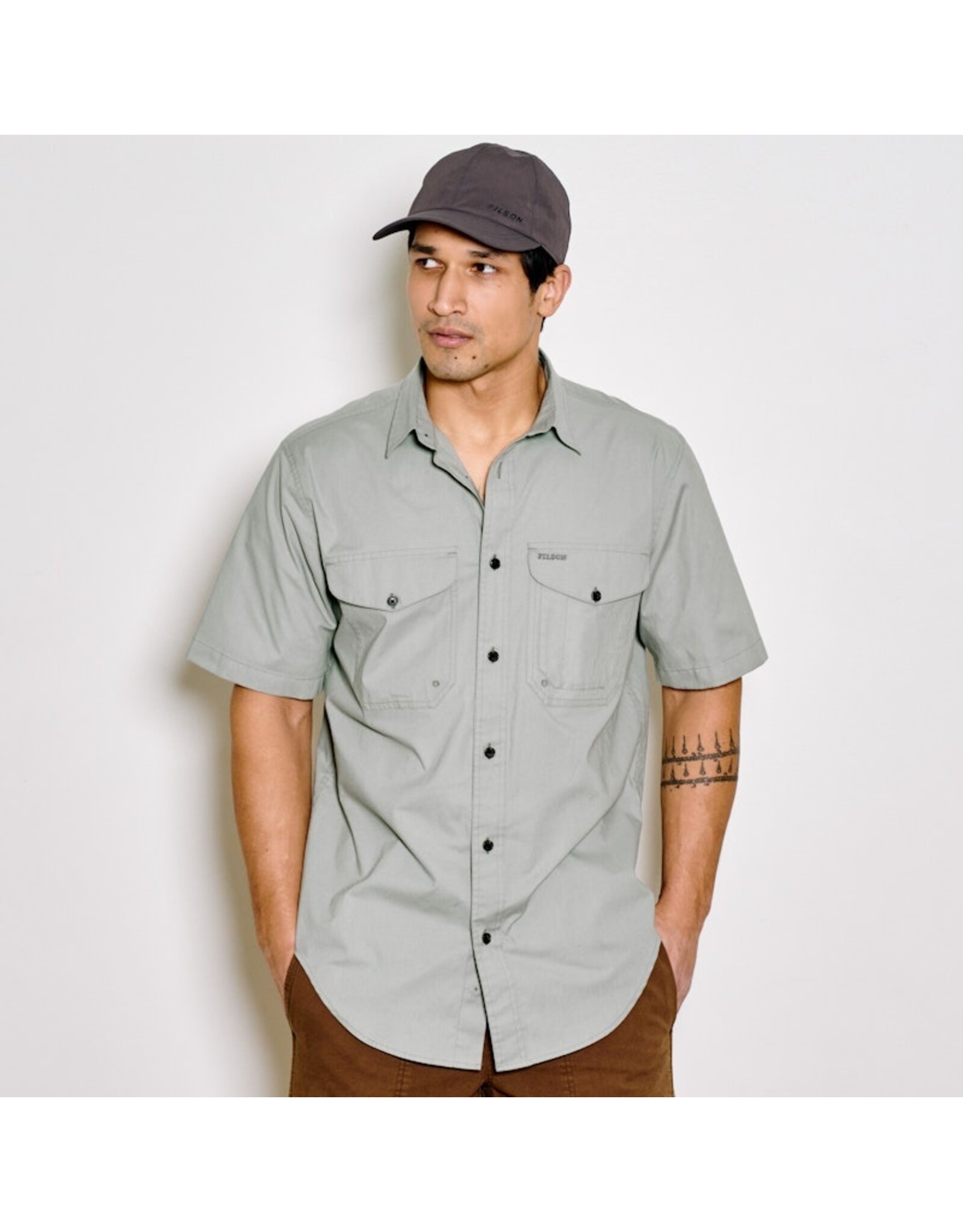 Filson Filson Twin Lakes Short Sleeve Sport Shirt Shadow