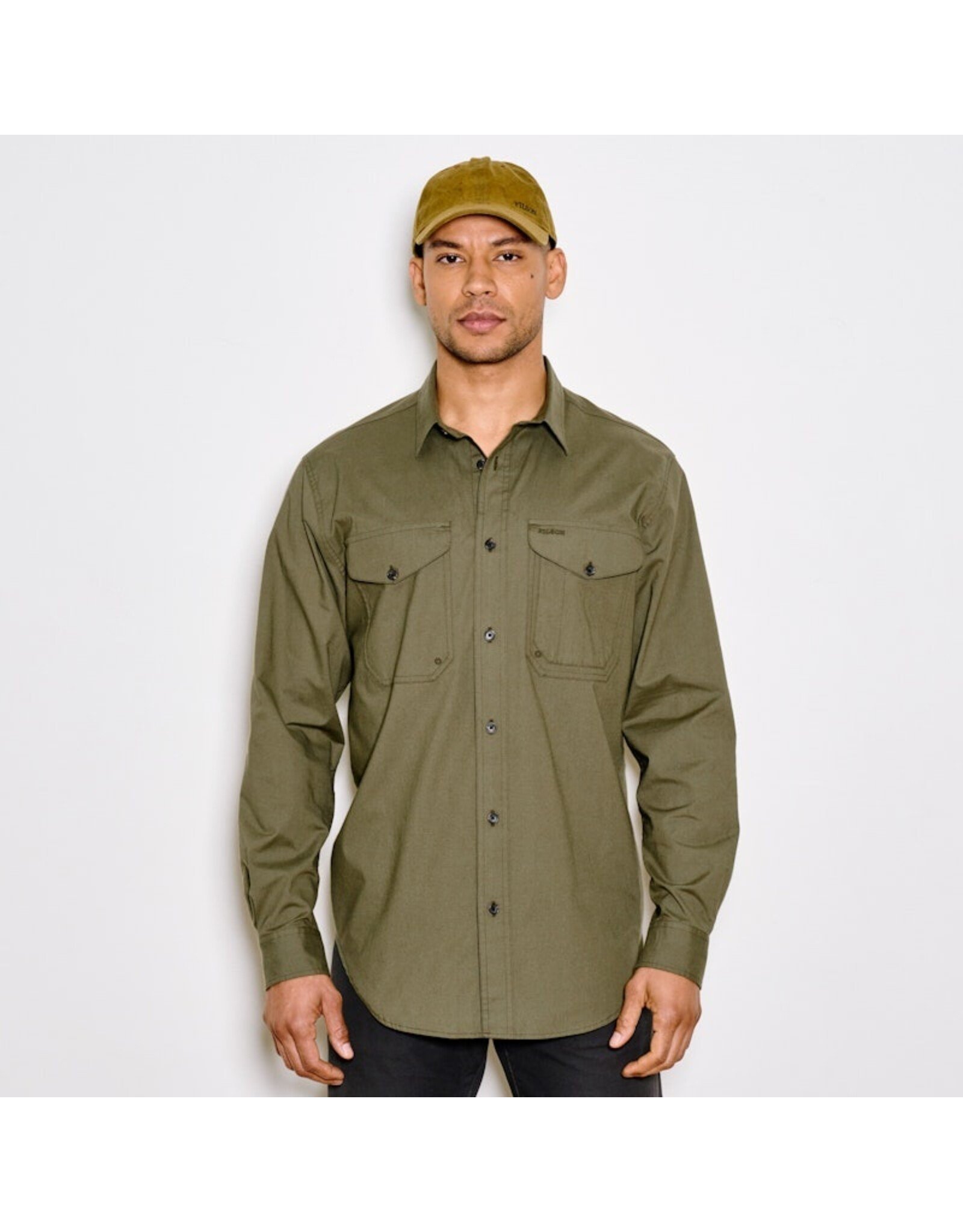 Filson Twin Lakes Sport Shirt Dark Olive