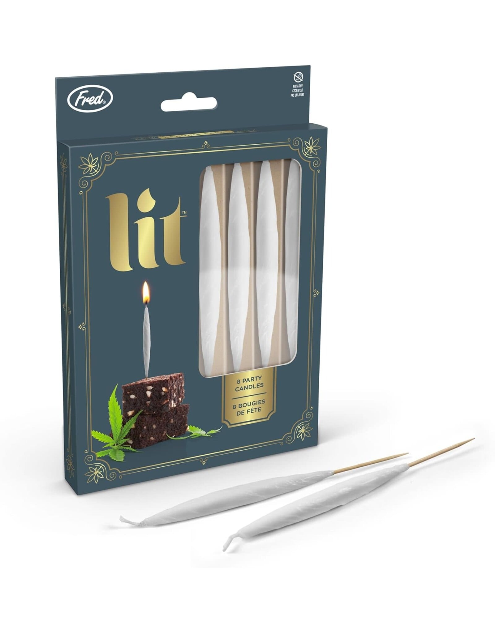 Lit! Birthday Candles Set of 8