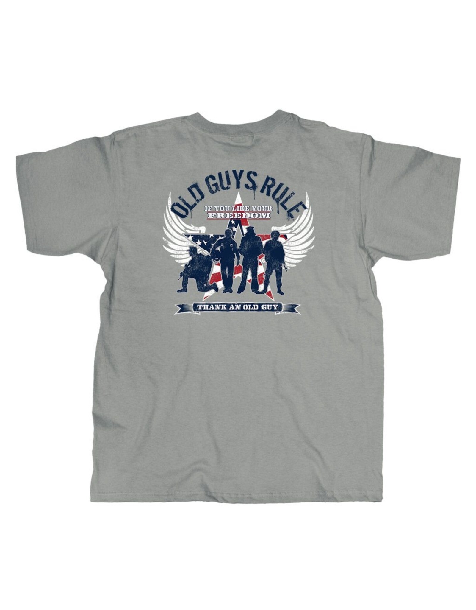 Old Guys Rule Freedom Star T-Shirt