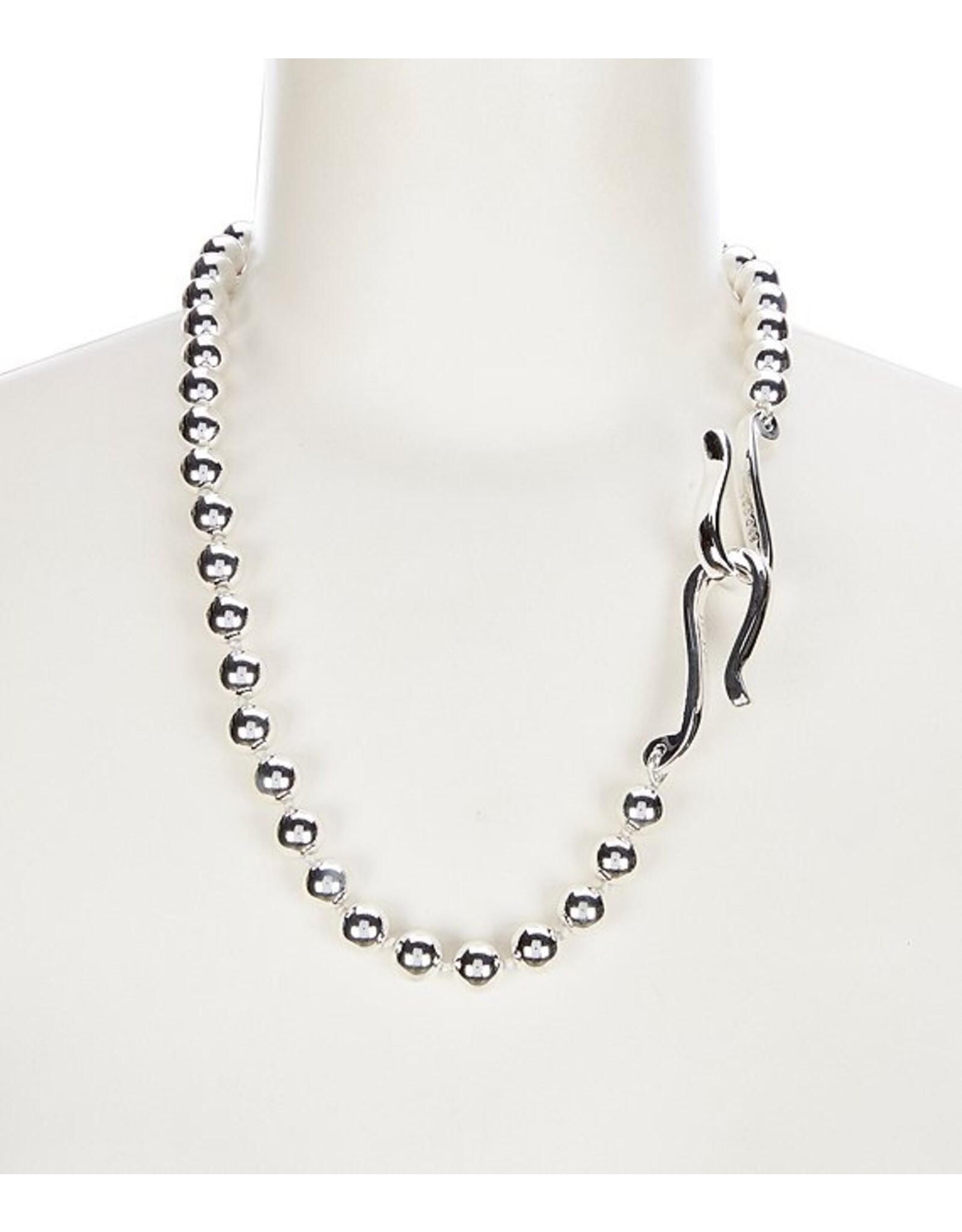 Simon Sebbag Designs Simon Sebbage Necklace Sterling Silver Hematite with Hooks