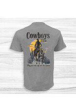 Old Guys Rule Sunset Cowboy T-Shirt