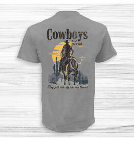 Old Guys Rule Old Guys Rule Sunset Cowboy T-Shirt
