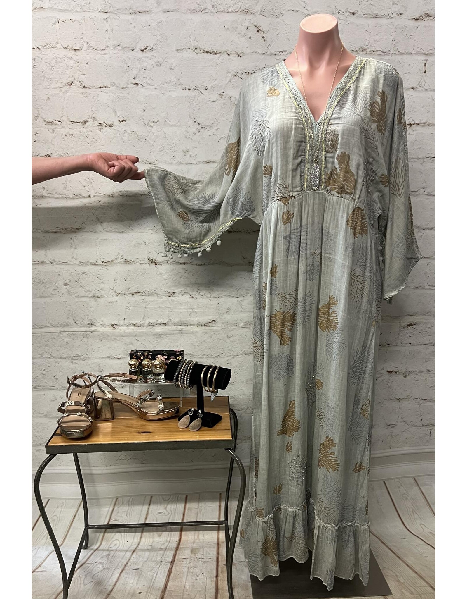 Delaware Coral Reef Maxi Dress
