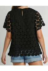 Adalaide Polka Dot Lace Top