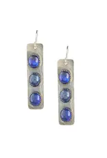 Horse Money Turquoise Lisa 3 Stone Lapis Earrings