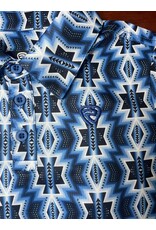 Rock & Roll Denim Rock & Roll Boys Blue Printed Aztec Polo