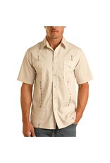 Panhandle Panhandle Guayabera Short Sleeve Snap Men's Shirt Panhandle Panhandle Guayabera Short Sleeve Snap Men's Shirt