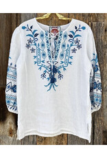 Johnny Was Johnny Was Taria Linen Relaxed Blouse