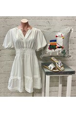 Bria Smocked Waist Mini Dress