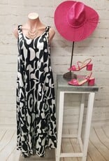 Jackson Pollock Maxi Dress