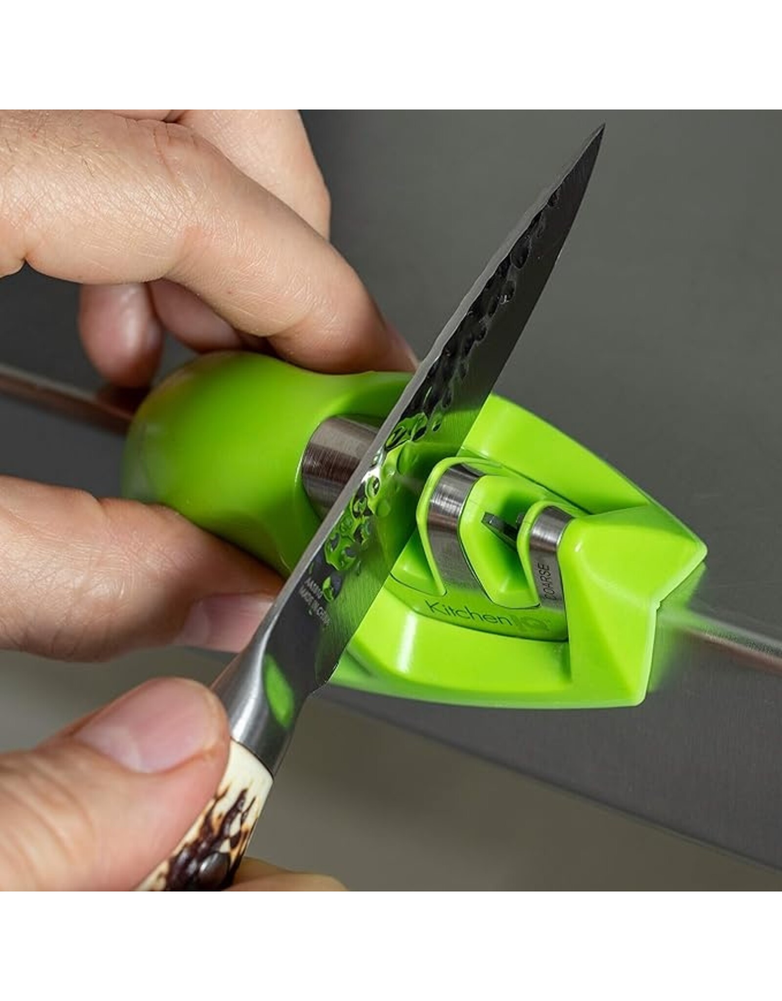 Edge Grip Knife Sharpener Green