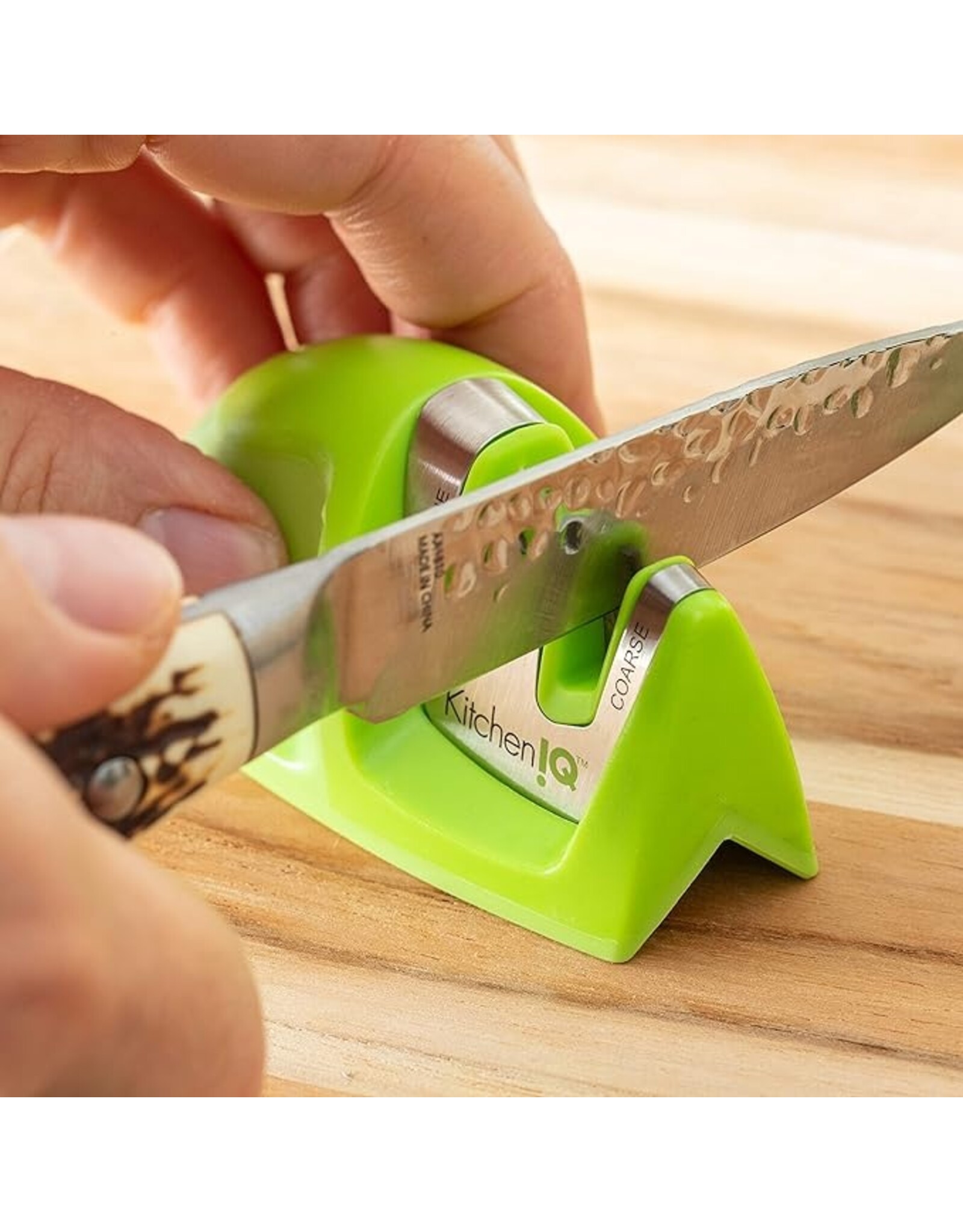 Edge Grip Knife Sharpener Green